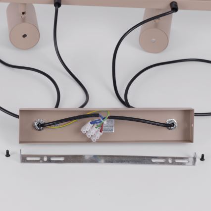 Brilagi - Lámpara colgante con cable SELE 6xGU10/30W/230V beige