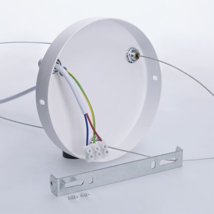 BRILAGI - Lámpara colgante con cable SELE 6xGU10/30W/230V blanca