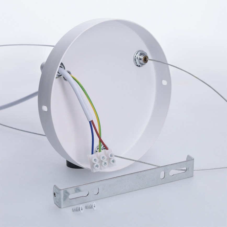 BRILAGI - Lámpara colgante con cable SELE 6xGU10/30W/230V blanca
