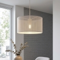 BRILAGI - Lámpara colgante con cable SIRIJA MODERN 1xE27/60W/230V Ø 35 cm blanca