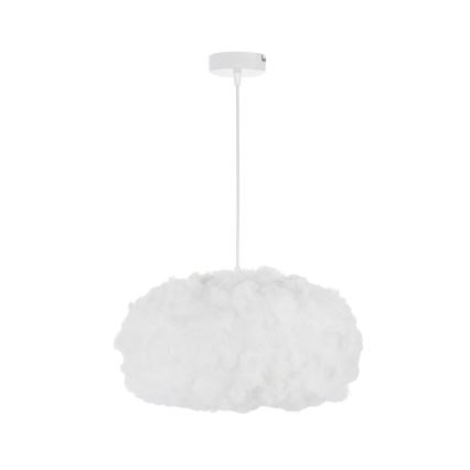 Brilagi - Lámpara colgante con cable SOLEAIR 1xE27/60W/230V Ø 45 cm blanco