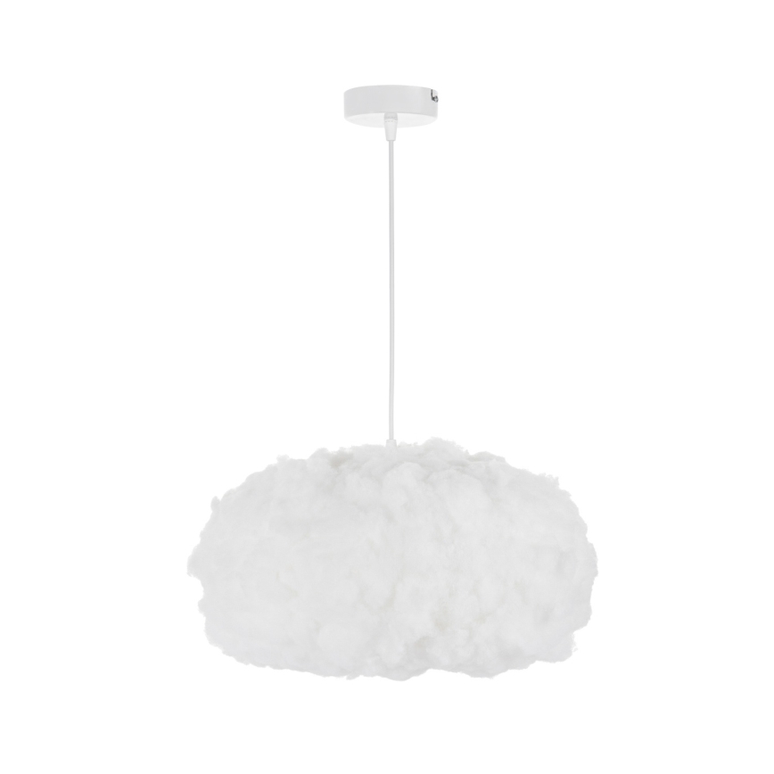 Brilagi - Lámpara colgante con cable SOLEAIR 1xE27/60W/230V Ø 45 cm blanco