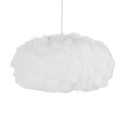Brilagi - Lámpara colgante con cable SOLEAIR 1xE27/60W/230V Ø 45 cm blanco