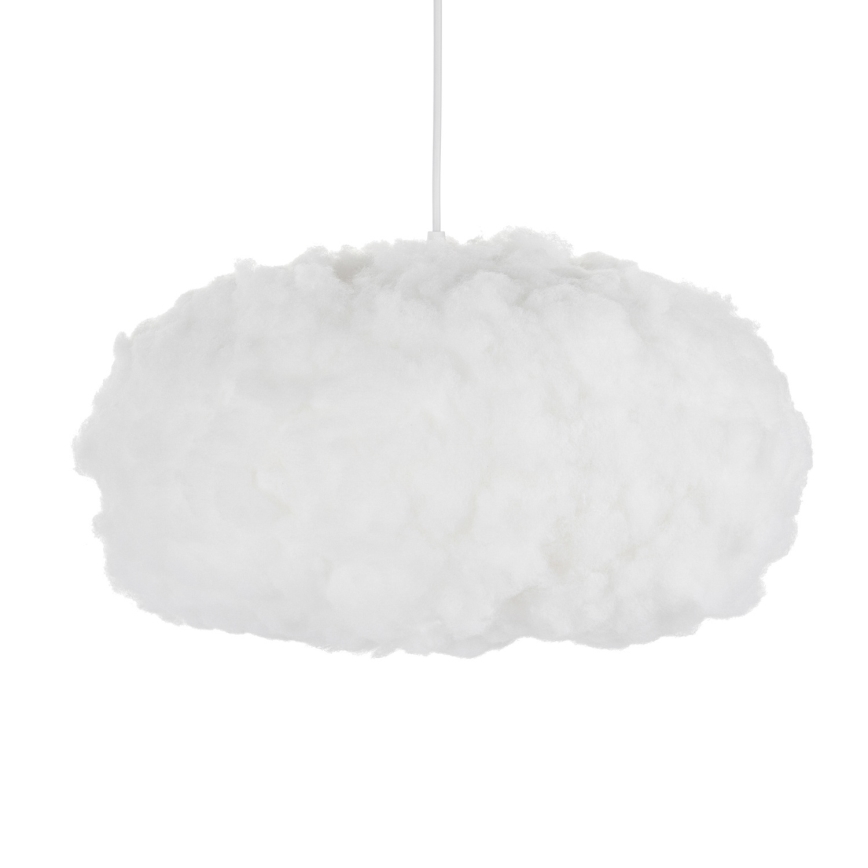 Brilagi - Lámpara colgante con cable SOLEAIR 1xE27/60W/230V Ø 45 cm blanco