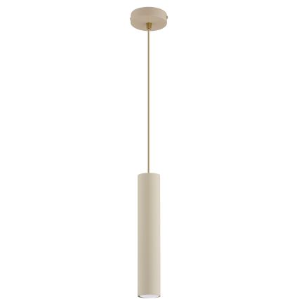 Brilagi - Lámpara colgante con cable TUBE 1xGU10/15W/230V beige/oro