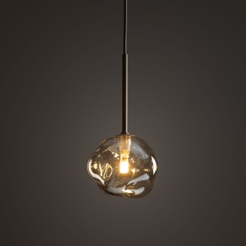 Brilagi - Lámpara colgante con cable VULCANO 1xG9/8W/230V beige/ahumado