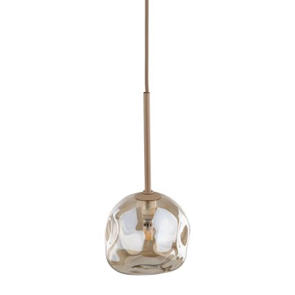 Brilagi - Lámpara colgante con cable VULCANO 1xG9/8W/230V beige/ahumado