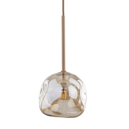 Brilagi - Lámpara colgante con cable VULCANO 1xG9/8W/230V beige/ahumado