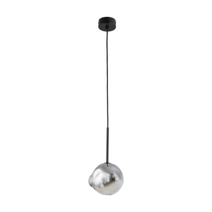 Brilagi - Lámpara colgante con cable VULCANO 1xG9/8W/230V negro/negro ahumado