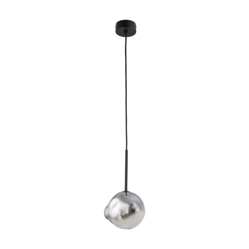Brilagi - Lámpara colgante con cable VULCANO 1xG9/8W/230V negro/negro ahumado