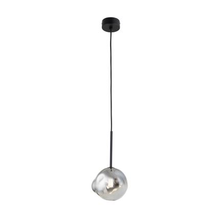 Brilagi - Lámpara colgante con cable VULCANO 1xG9/8W/230V negro/negro ahumado