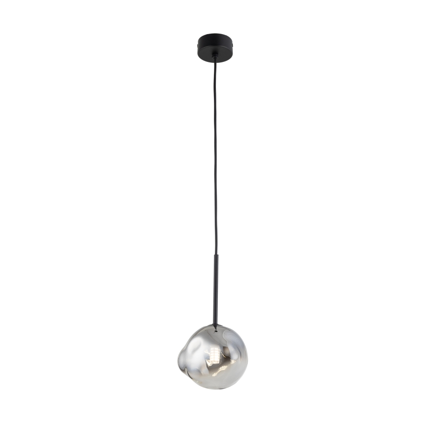 Brilagi - Lámpara colgante con cable VULCANO 1xG9/8W/230V negro/negro ahumado