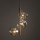 Brilagi - Lámpara colgante con cable VULCANO 3xG9/8W/230V beige/ahumado beige