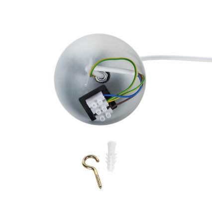 Brilagi - Lámpara colgante con cable WABI SABI 1xE27/40W/230V, diámetro 32 cm, blanca