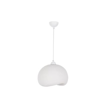 Brilagi - Lámpara colgante con cable WABI SABI 1xE27/40W/230V diámetro 34 cm blanca