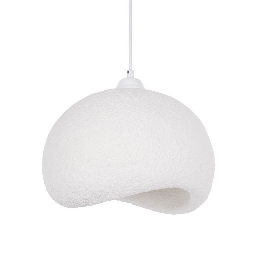 Brilagi - Lámpara colgante con cable WABI SABI 1xE27/40W/230V diámetro 34 cm blanca