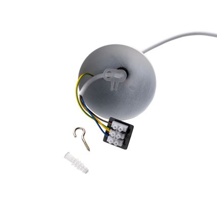 Brilagi - Lámpara colgante con cable WABI SABI 1xE27/40W/230V diámetro 34 cm blanca
