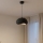 Brilagi - Lámpara colgante con cable WABI SABI 1xE27/40W/230V, diámetro 35 cm, negra