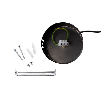 Brilagi - Lámpara colgante con cable WABI SABI 1xE27/40W/230V, diámetro 35 cm, negra