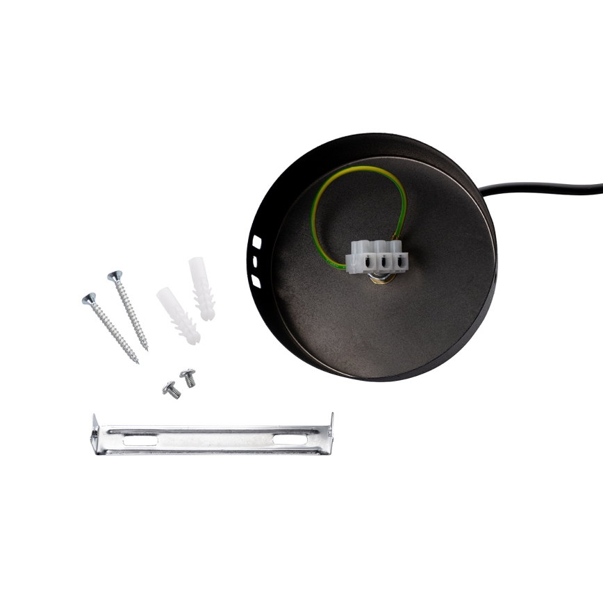 Brilagi - Lámpara colgante con cable WABI SABI 1xE27/40W/230V, diámetro 35 cm, negra