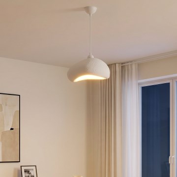 Brilagi - Lámpara colgante con cable WABI SABI 1xE27/40W/230V Ø 32 cm blanca