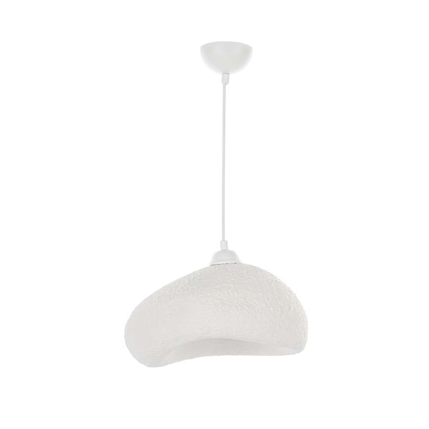 Brilagi - Lámpara colgante con cable WABI SABI 1xE27/40W/230V Ø 32 cm blanca