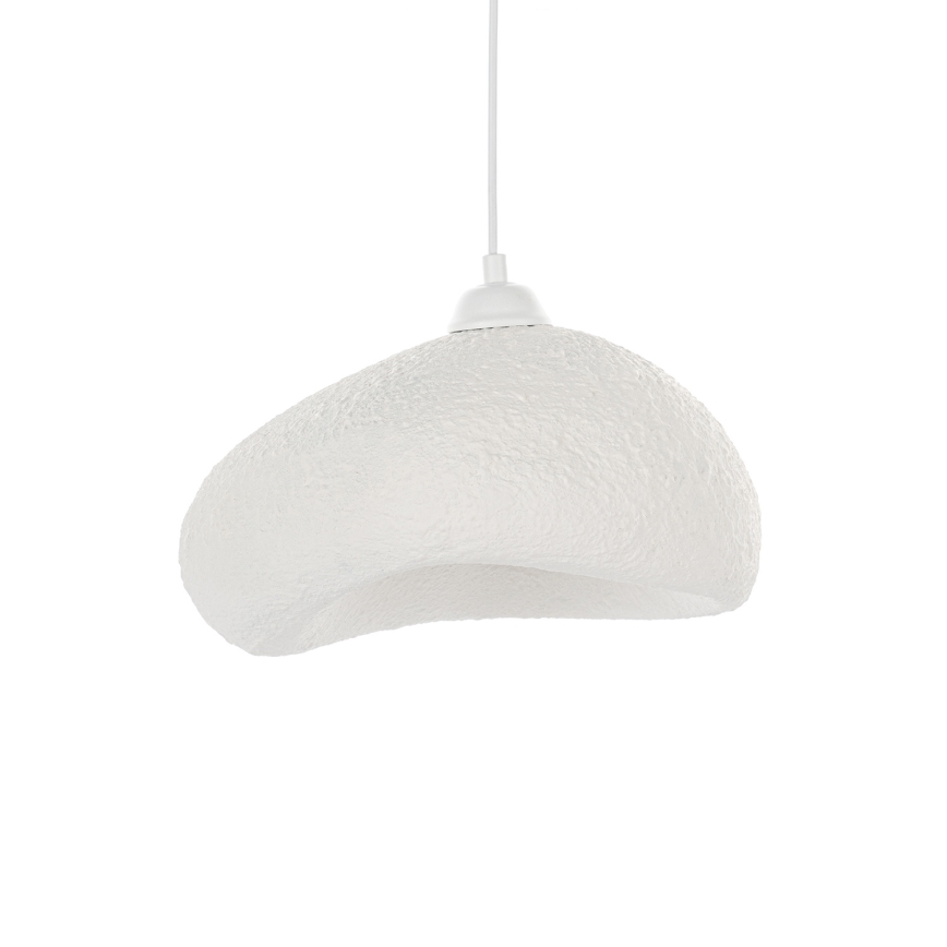 Brilagi - Lámpara colgante con cable WABI SABI 1xE27/40W/230V Ø 32 cm blanca