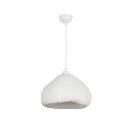 Brilagi - Lámpara colgante con cable WABI SABI 1xE27/40W/230V Ø 32 cm blanca
