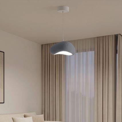 Brilagi - Lámpara colgante con cable WABI SABI 1xE27/40W/230V Ø 35 cm gris
