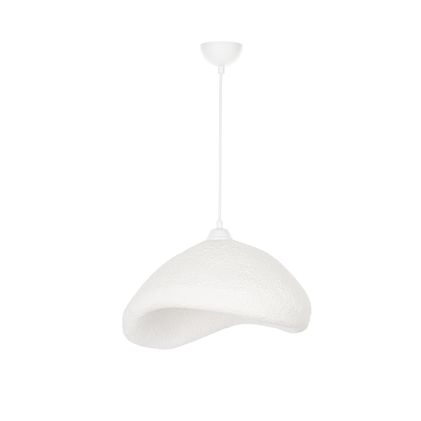 Brilagi - Lámpara colgante con cable WABI SABI 1xE27/40W/230V Ø 42 cm blanca