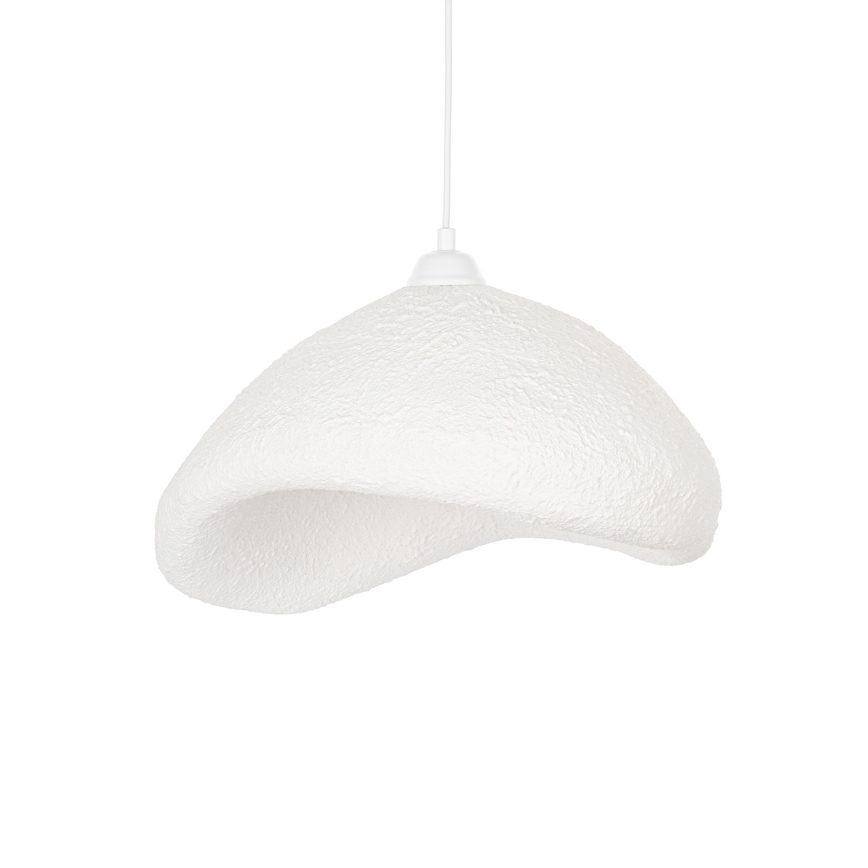 Brilagi - Lámpara colgante con cable WABI SABI 1xE27/40W/230V Ø 42 cm blanca