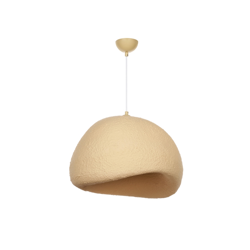 Brilagi - Lámpara colgante con cable WABI SABI 1xE27/40W/230V Ø 50 cm beige