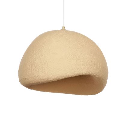 Brilagi - Lámpara colgante con cable WABI SABI 1xE27/40W/230V Ø 50 cm beige