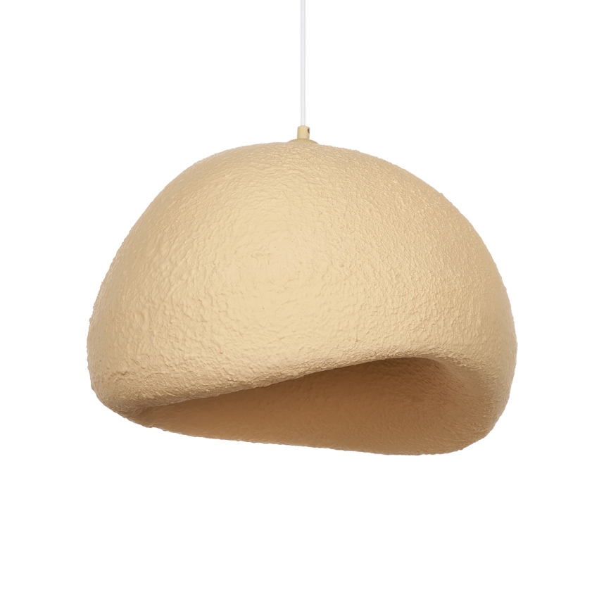 Brilagi - Lámpara colgante con cable WABI SABI 1xE27/40W/230V Ø 50 cm beige