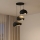 Brilagi - Lámpara colgante con cable WABI SABI 3xE27/40W/230V Ø 60 cm negra