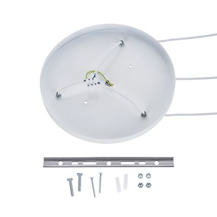 Brilagi - Lámpara colgante con cable WABI SABI 3xE27/40W/230V Ø 76 cm blanca