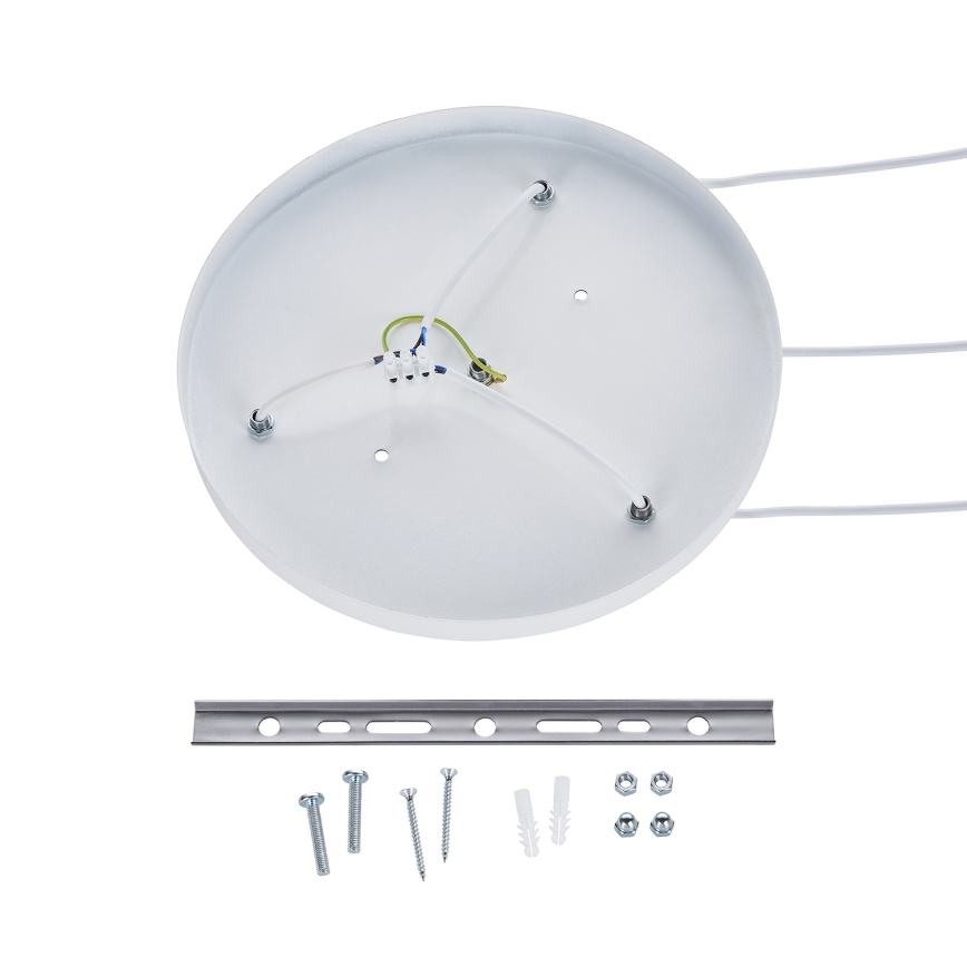 Brilagi - Lámpara colgante con cable WABI SABI 3xE27/40W/230V Ø 76 cm blanca