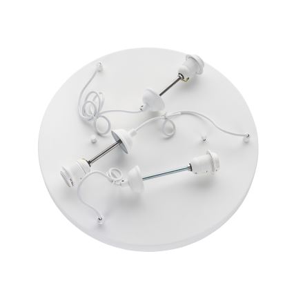 Brilagi - Lámpara colgante con cable WABI SABI 3xE27/40W/230V Ø 82 cm blanca