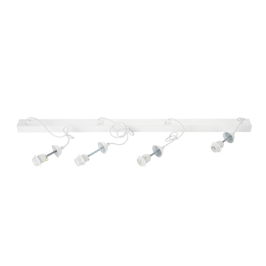 Brilagi - Lámpara colgante con cable WABI SABI 4xE27/40W/230V blanca