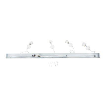 Brilagi - Lámpara colgante con cable WABI SABI 4xE27/40W/230V blanca