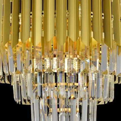 Brilagi - Lámpara colgante con cadena CRISTAL 5xE14/40W/230V diámetro 45 cm