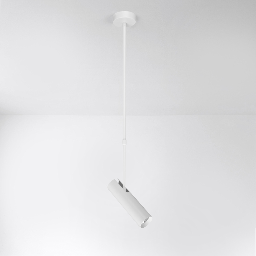 Brilagi - Lámpara colgante con varilla SELE 1xGU10/30W/230V blanca