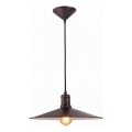 Brilagi - Lámpara colgante de cable FORGE 1xE27/60W/230V Ø 36 cm cobre/pátina