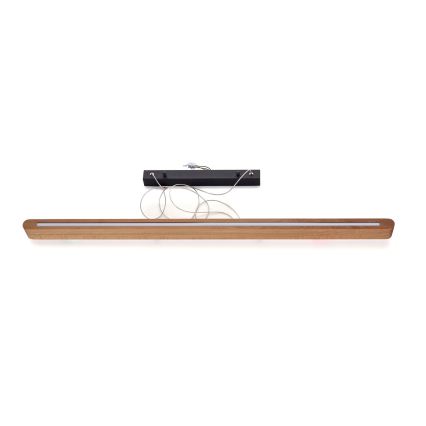 BRILAGI - Lámpara colgante de cable GARDALINE LED/90W/230V roble