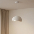Brilagi - Lámpara colgante de cable WABI SABI 1xE27/40W/230V Ø 33 cm blanca