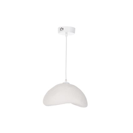 Brilagi - Lámpara colgante de cable WABI SABI 1xE27/40W/230V Ø 33 cm blanca