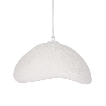 Brilagi - Lámpara colgante de cable WABI SABI 1xE27/40W/230V Ø 33 cm blanca