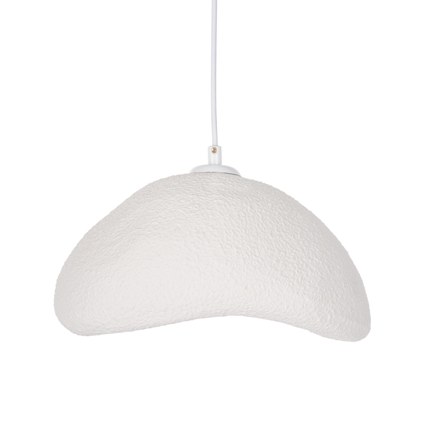 Brilagi - Lámpara colgante de cable WABI SABI 1xE27/40W/230V Ø 33 cm blanca