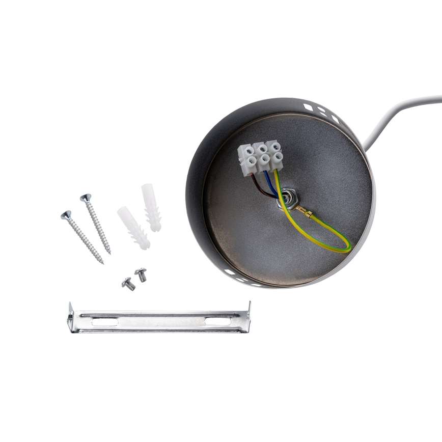 Brilagi - Lámpara colgante de cable WABI SABI 1xE27/40W/230V Ø 33 cm blanca