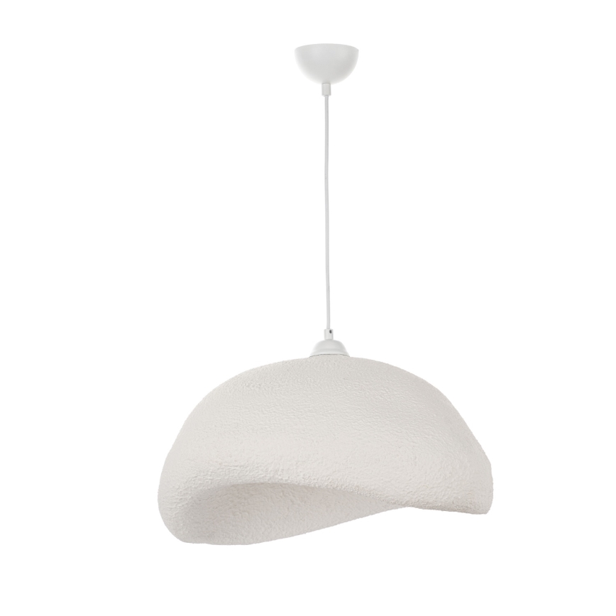 Brilagi - Lámpara colgante de cable WABI SABI 1xE27/40W/230V Ø 52 cm blanca